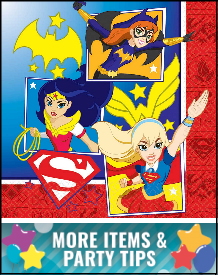 DC Superhero Girls Party Supplies, Decorations, Balloons and Ideas